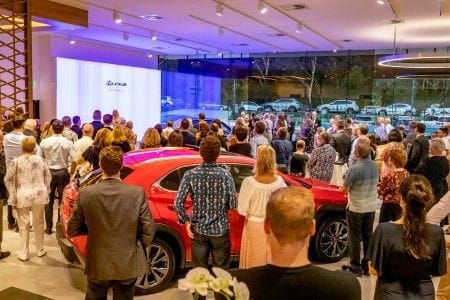 Opera star adds to opening of Lexus Central Coast showroom